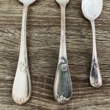 3 couverts Cailar Bayard métal argenté poinçons anciens