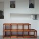 Modular shelf in solid pine 80s