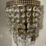 1970s brass pendant wall lights