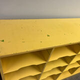 Old workshop furniture / wooden locker / sorting furniture / counter