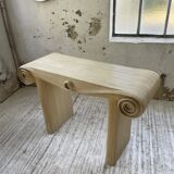 70s tropicalist rattan console