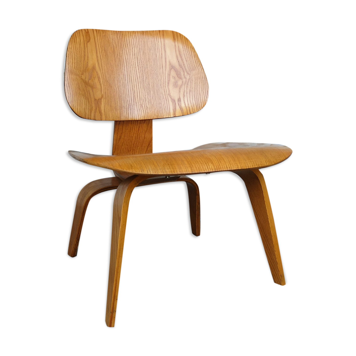 Ash LCW Lounge Chair by Charles and Ray Eames for Evans / Herman Miller, 1948-49