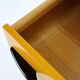 Modular Desk Set with Black Glass Top by Mojmir Pozar, 1960s, Set of 3