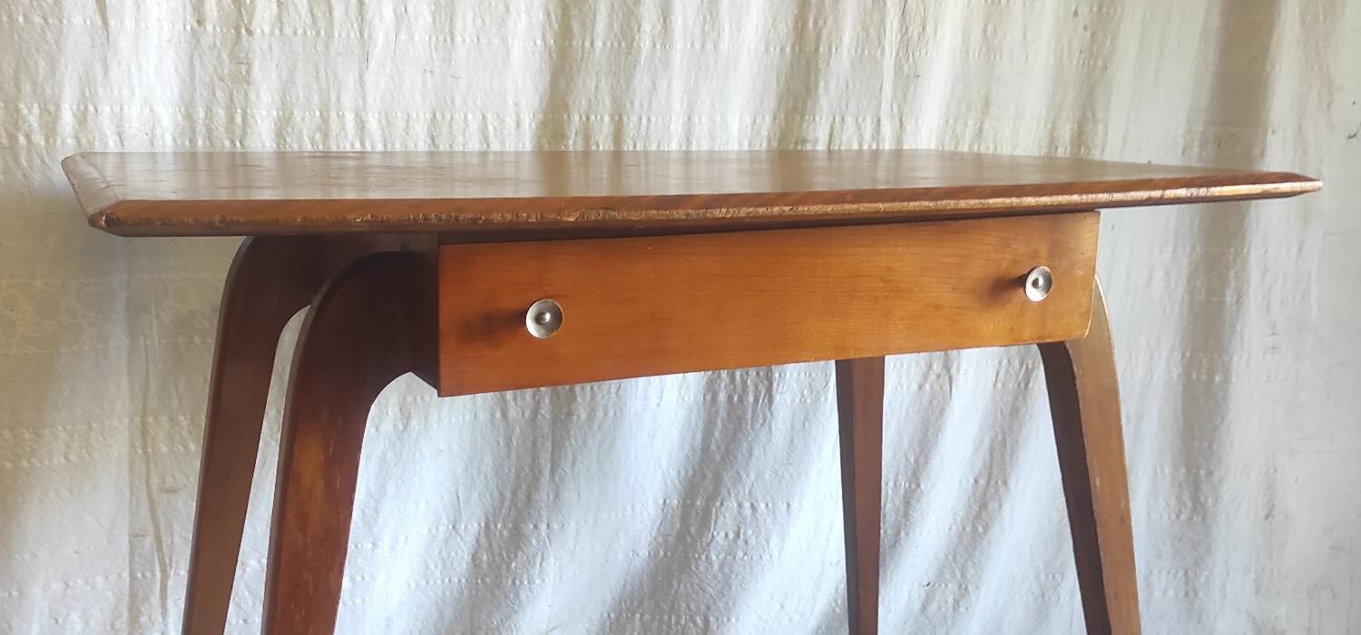 Designer wooden desk - 1950s