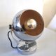 Applique eye ball en inox design années 70