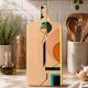 Handmade Resin Serving Board, Geometric Cheese Board, Wood & Resin Charcute