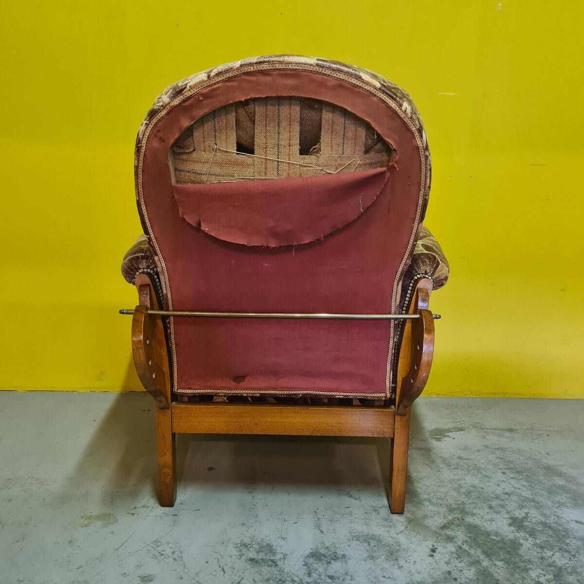 French Art Deco Lounge Armchair Circa 1920.