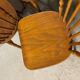 Lot of 05 Baumann chairs model Tacoma Western vintage 1970s