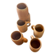 Set of 6 ceramic mugs