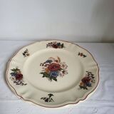 Large Round Dish Sarreguemines Agreste