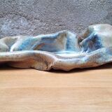 Free-form ceramic trinket tray by Alain and Nadia Pinel