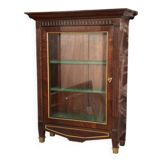 Mahogany display cabinet in Louis XVI style