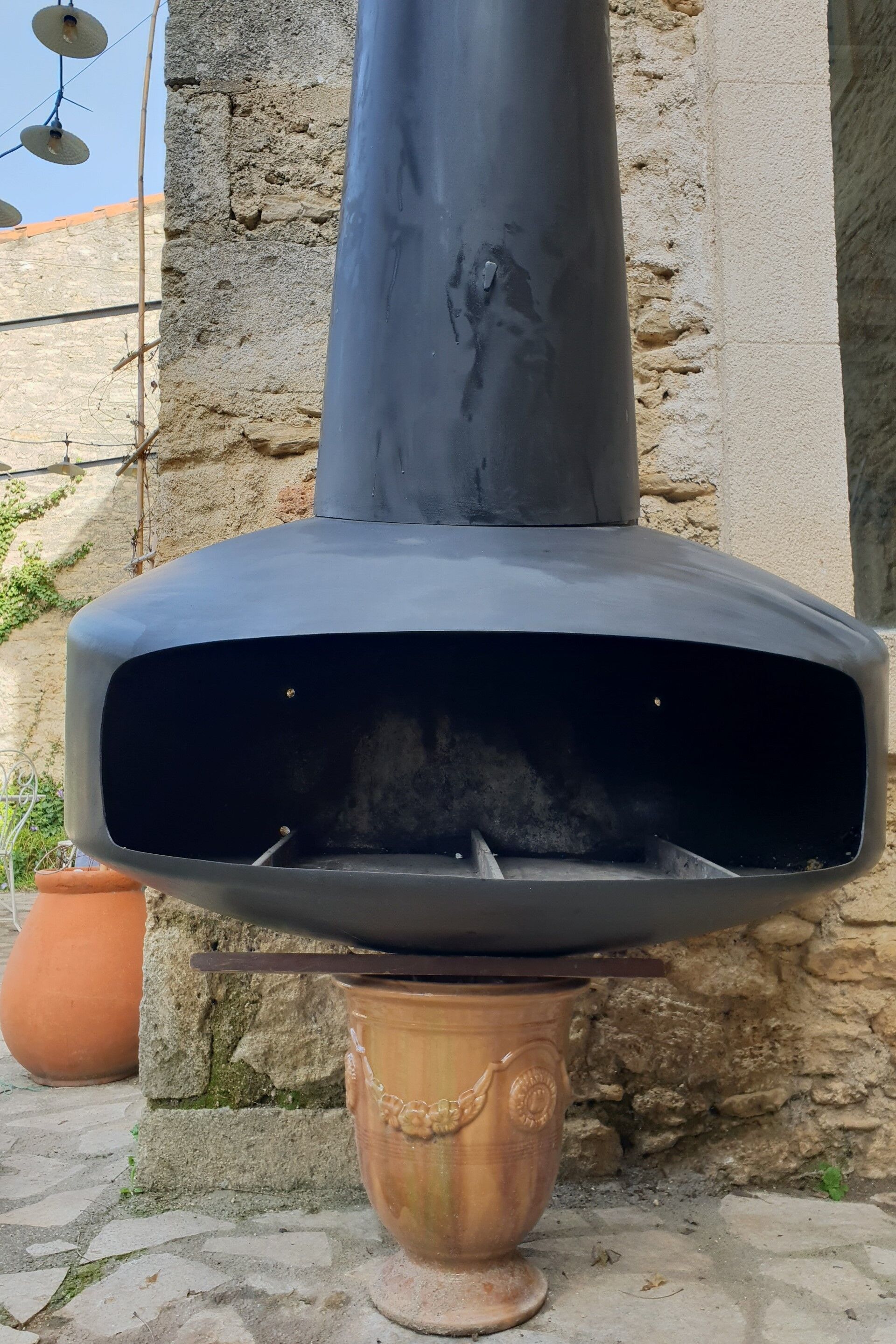 Cheminée vintage
