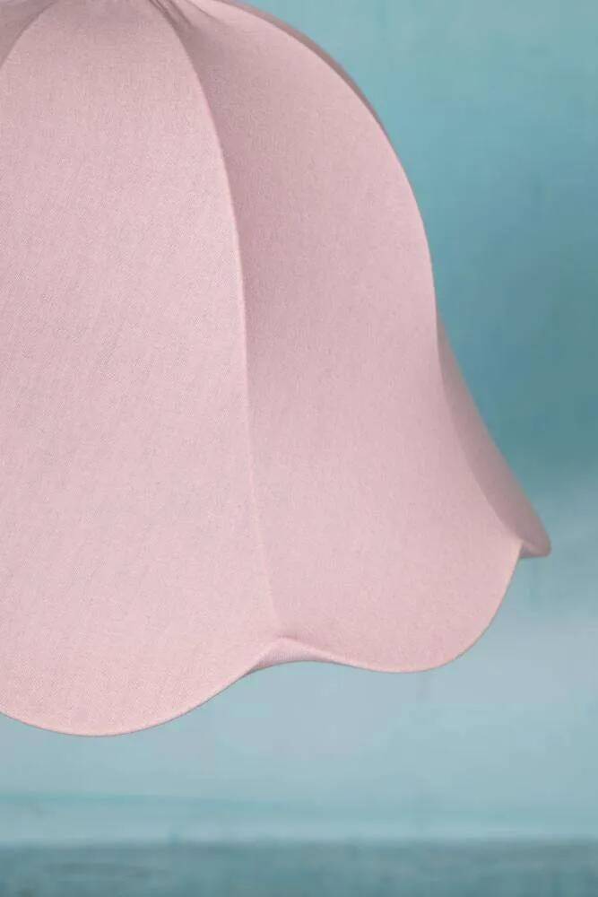 Vintage pink Scandinavian tulip pendant