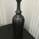 Vase of black enamelled terracotta, signed Jean Marais