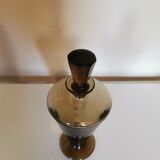 Vintage crafe round smoked glass