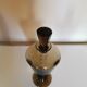 Vintage round smoked glass carafe