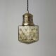 Antique art deco suspension in stained glass