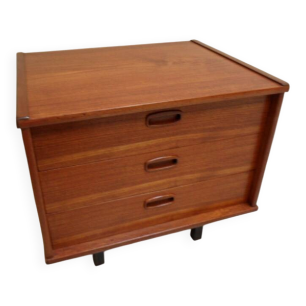 Commode en teck des années 50