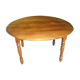 Table ronde en merisier massif
