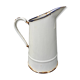 Pichet blanc tôle émaillée