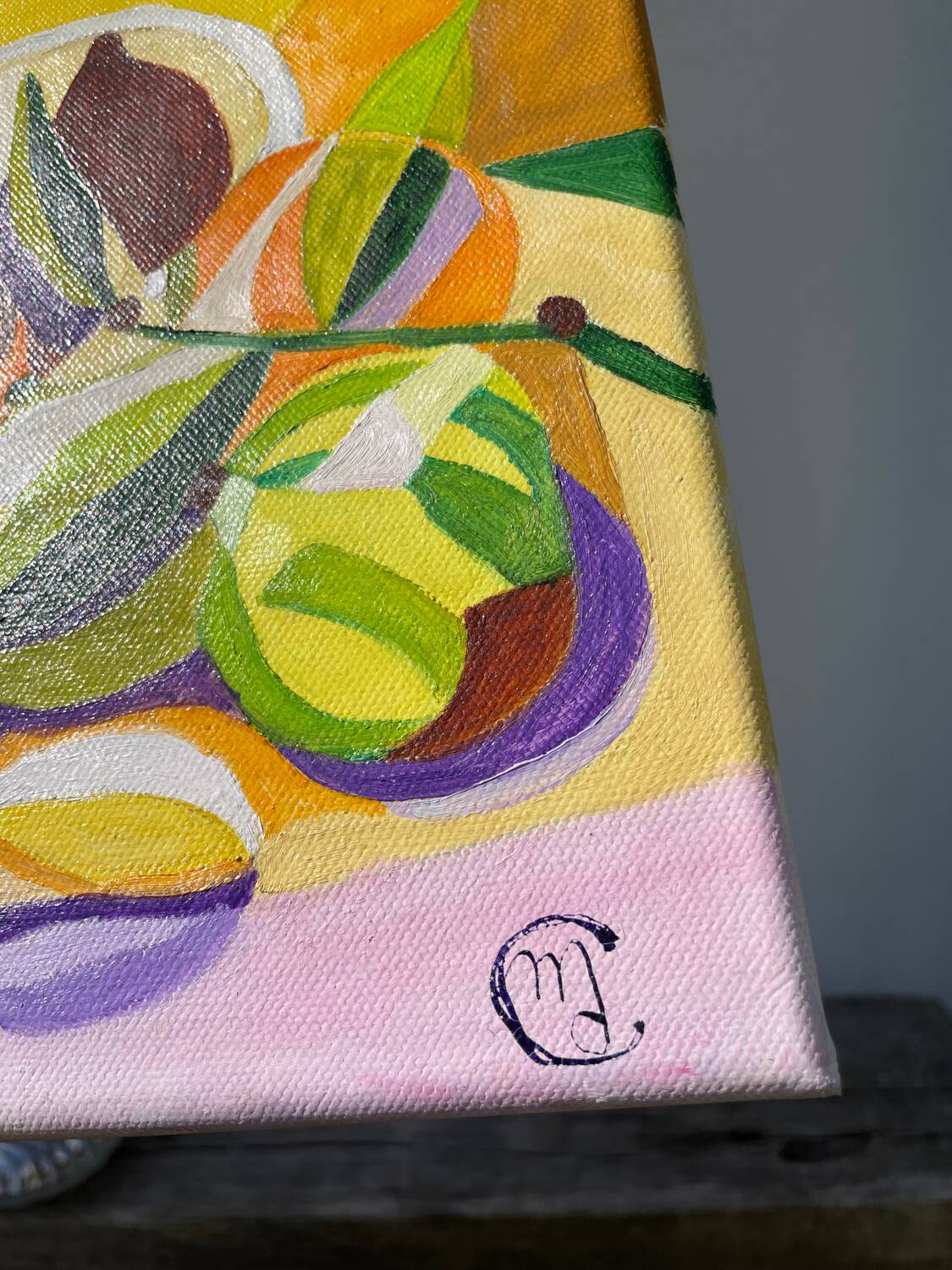 Still life oil on canvas