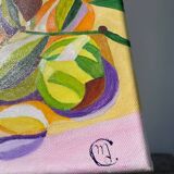 Nature morte huile sur toile