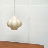 Modern mid-century Cocoon pendant lamp by Friedel Wauer for Goldkant Leuchten, 1960s.