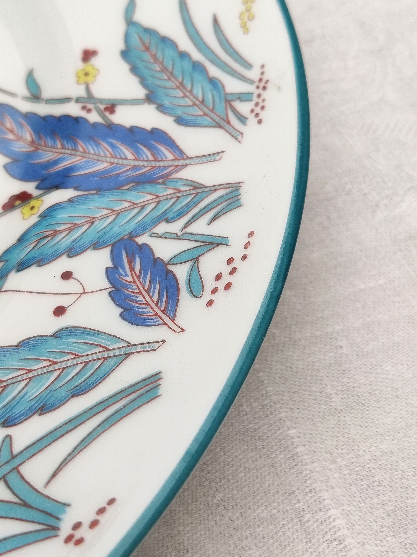 10 flat plates in Limoges porcelain - Haviland