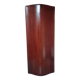 60s teak wood imitation vase.