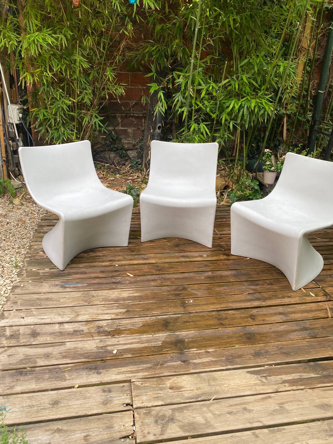 3 Space armchairs by Pinaffo and Scagnellato