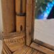 Vintage Italian mirror in bamboo and rattan, 1950s.