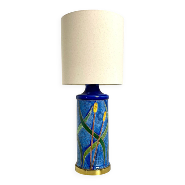 Lampe en céramique vers 1980