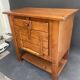 Vintage pine brutalist furniture