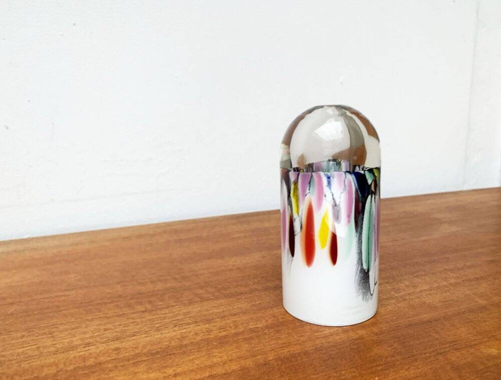 Postmodern glass vase by Hans Jürgen Richartz for Richartz Art Collection, 1980s.
