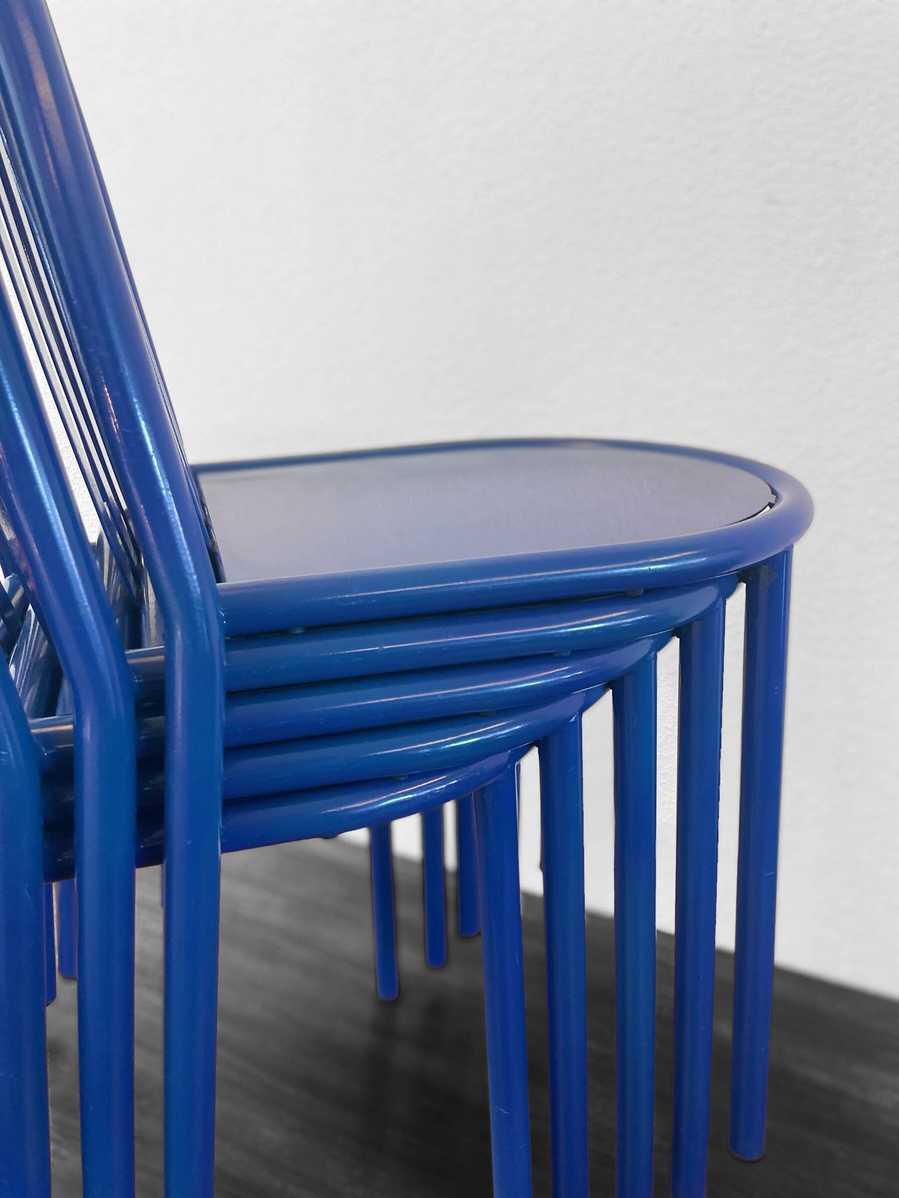 Four Robert Mallet Stevens chairs, 1980