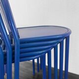 Lot de 4 chaises de Robert Mallet Stevens, édition des années 80
