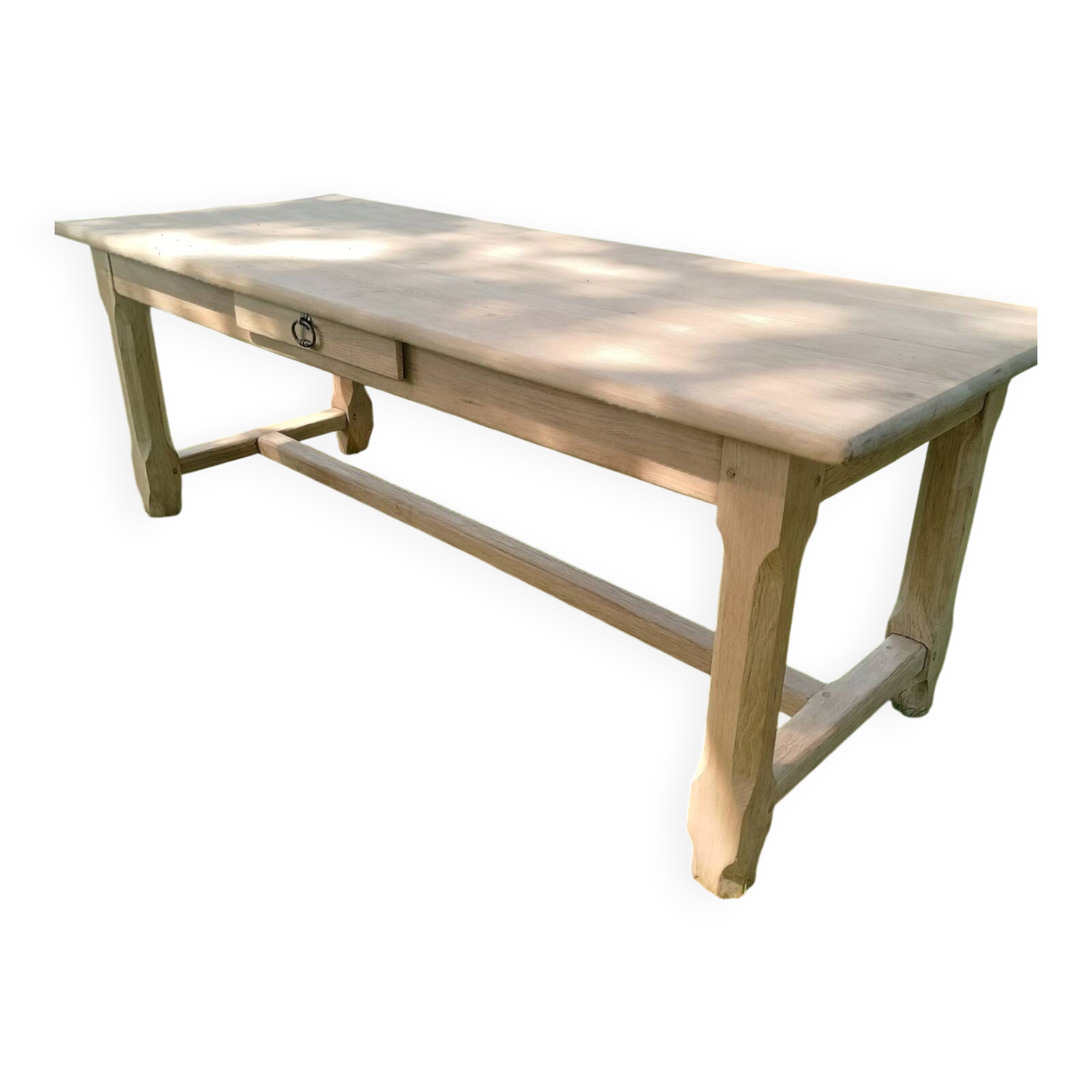 Renovated solid oak farmhouse table