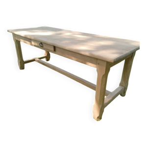 Table de ferme en chêne