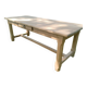 Renovated solid oak farmhouse table