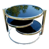 Chrome nesting coffee table