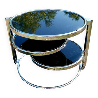 Chrome nesting coffee table