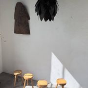 Brutalist suspension Jansen metal welded flower