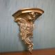 Rococo bronze wall console, small wall shelf, wall light, interior decoration
