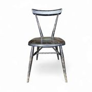 Chaise empilable noire Ercol L.Ercolani années 1950