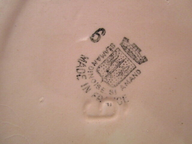 Ancient spice pot in st-Amand earthenware