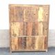 Nine-door wardrobe in old wood