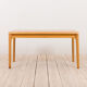 Henning Kjaernulf oak dinning extension table, rectangular, Vejle Mobelfabrik, Denmark 1960s