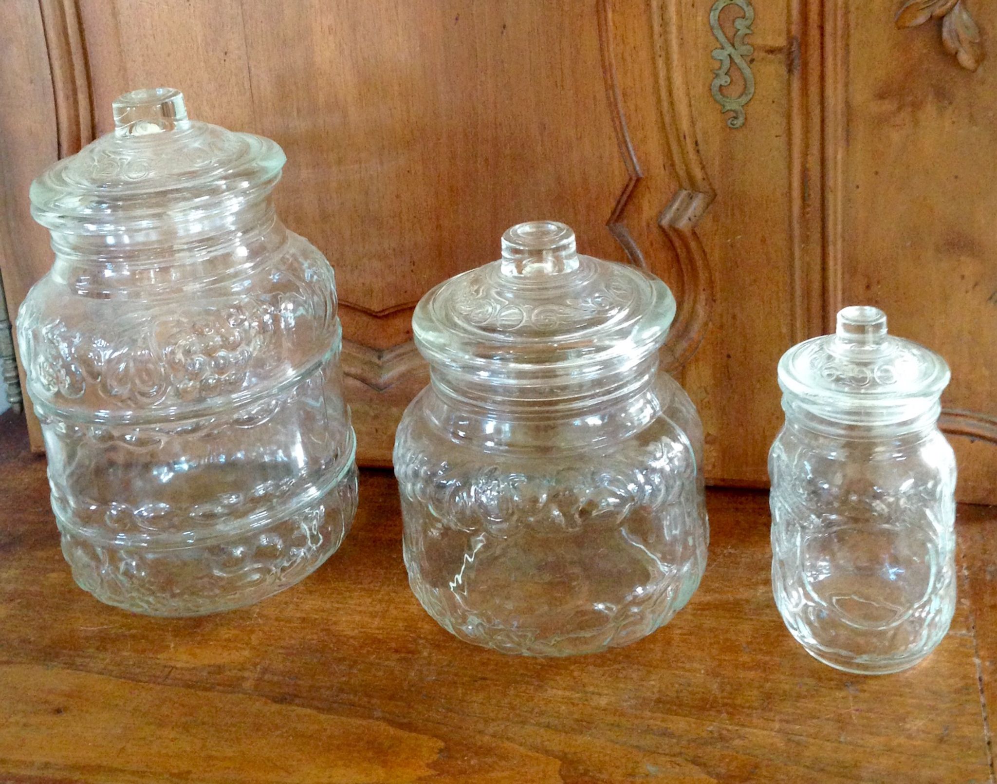 Trio de bonbonnières