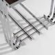 Modernist Art Deco walnut and nickel-plated metal bar table circa 1930